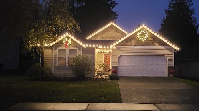 All White lights with 30