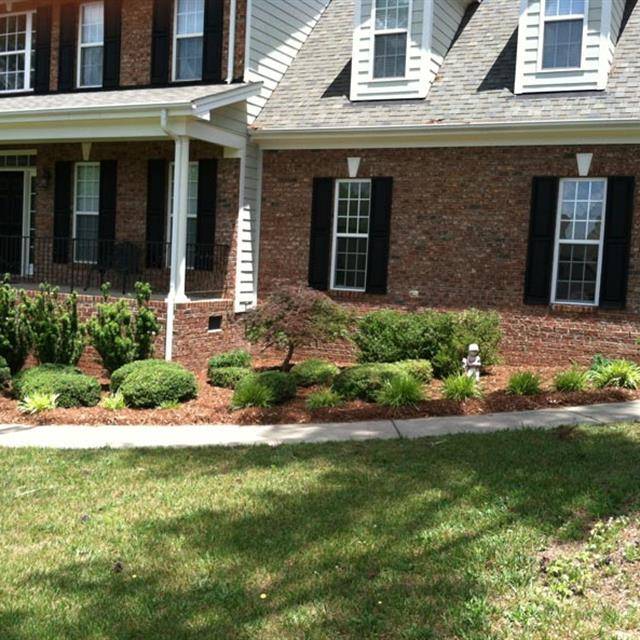 An outside view  of a house