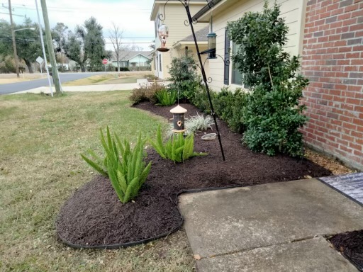Bed Redefining & Mulch Installation