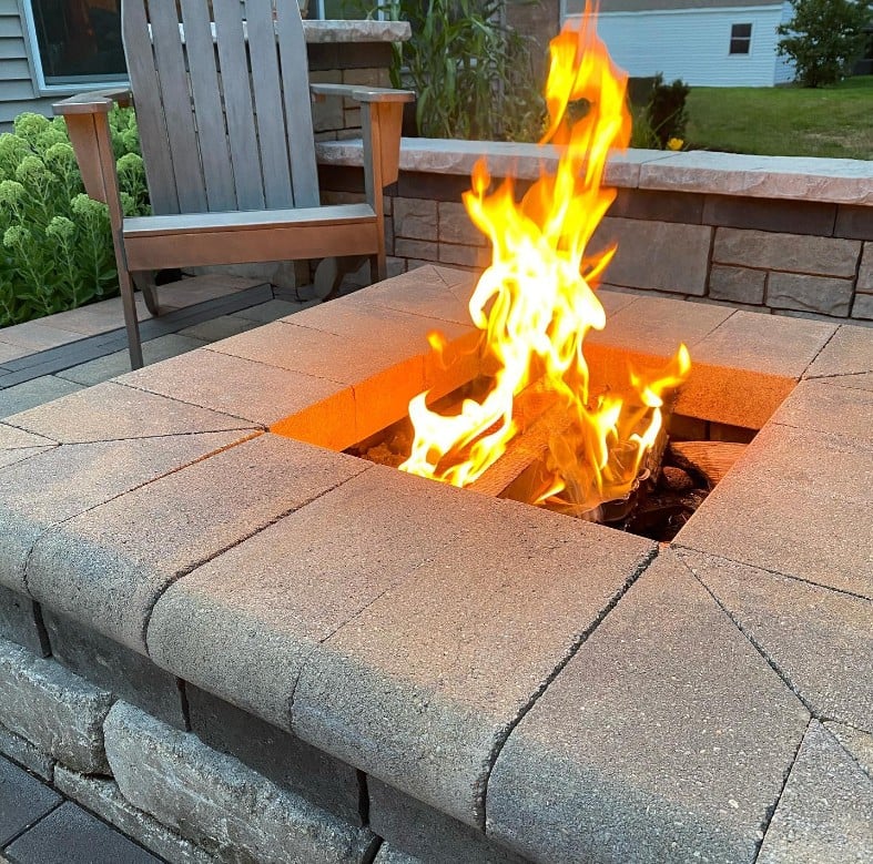 Call to Schedule your pit fire installation today! #groundsguys #firepit