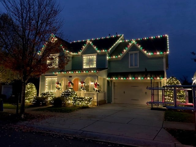 Colored Holiday Lights