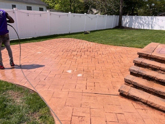Concrete cleaning