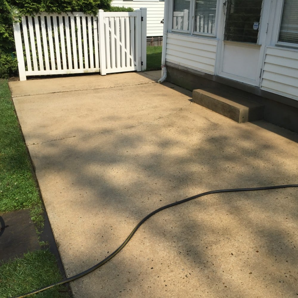 Concrete cleaning - After