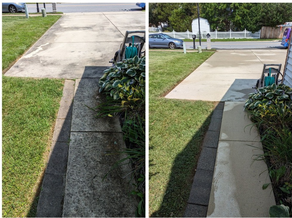 Flat Surface Concrete Cleaning