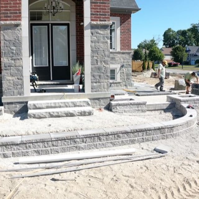 Front Entrance Install