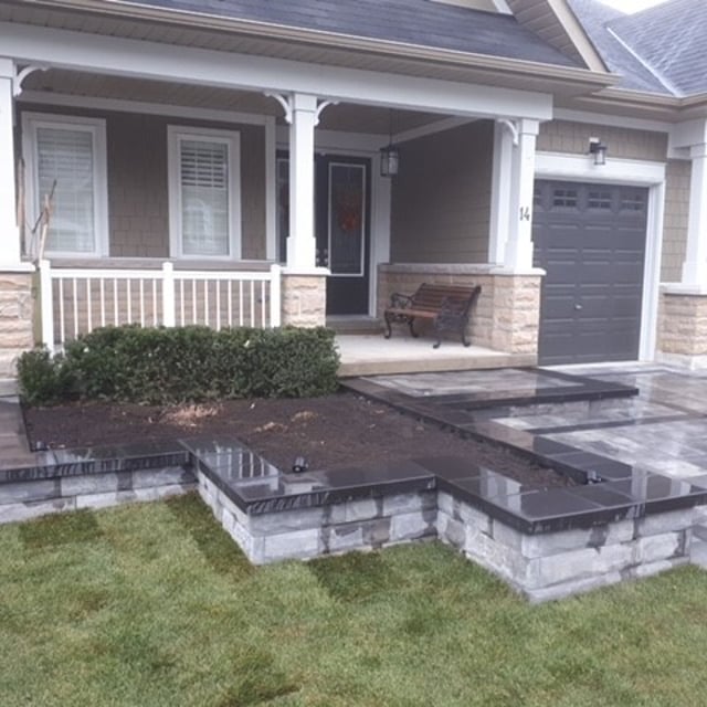 Front Porch and Garden Walls