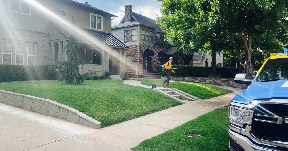 Lawn Maintenance in Southwest Tulsa