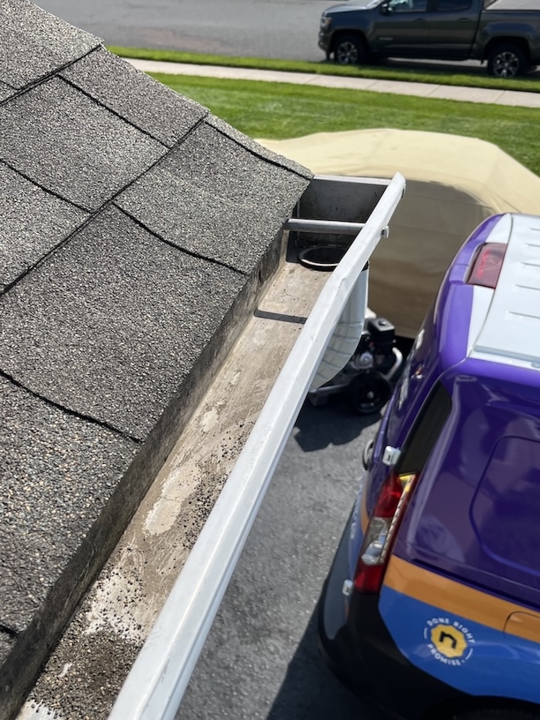 Gutter Clean Out - After