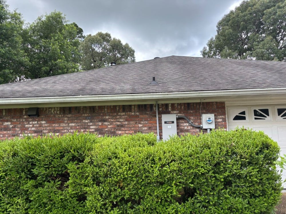 Gutter cleaning  - after