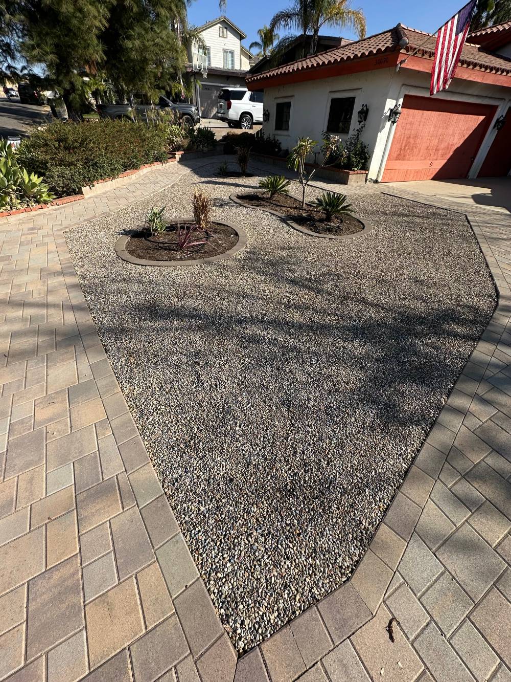 Hardscape, Planters and Paver in Canyon Lake