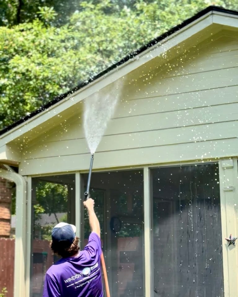 House washing professional pressure washing in South Charlotte NC