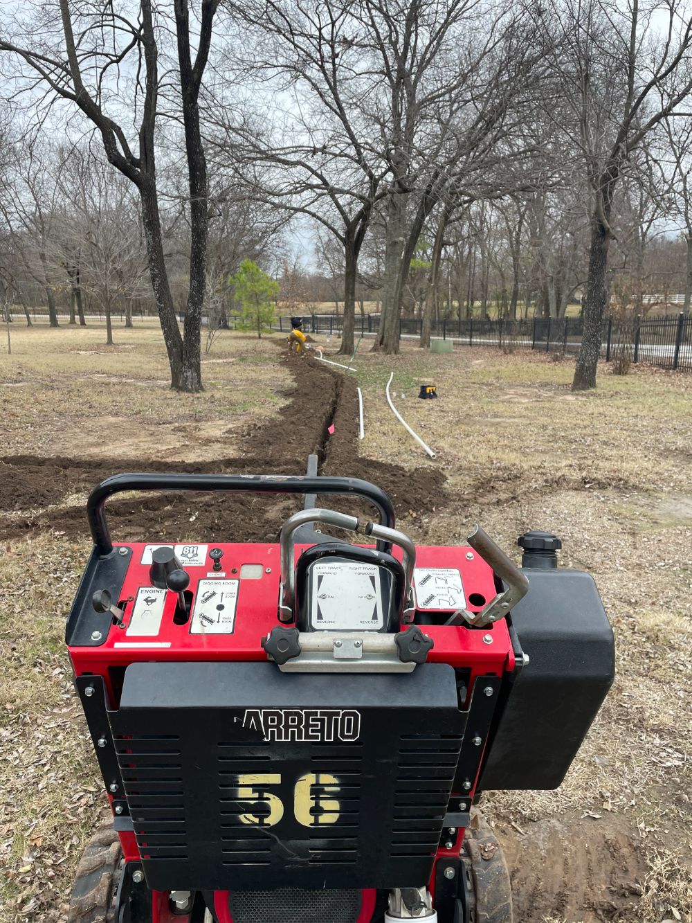 Irrigation install in Southwest Tulsa