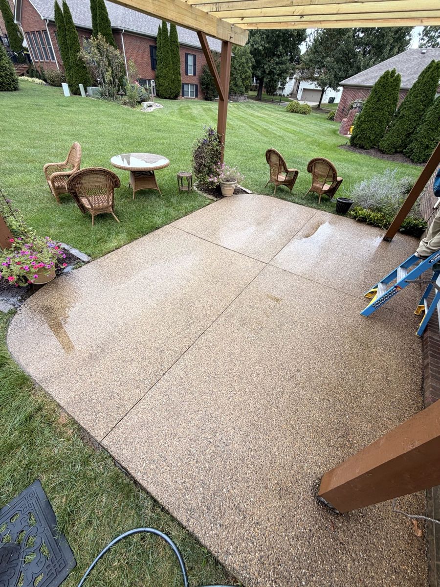 Patio Pressure Washing in Lexington KY