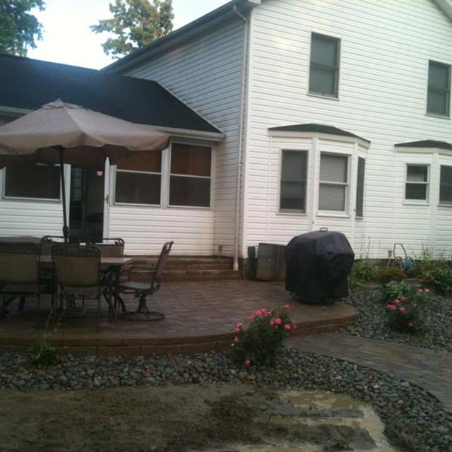 Patio work in Progress