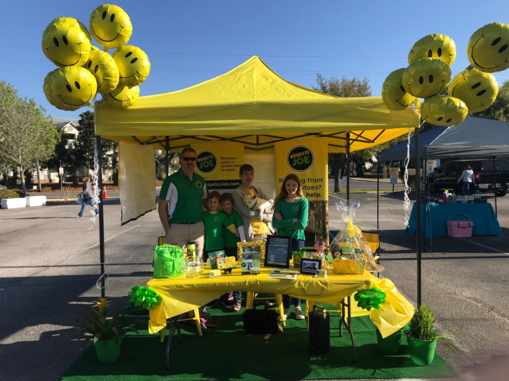 Mosquito Joe of Northwest Florida booth at Pooch Palooza
