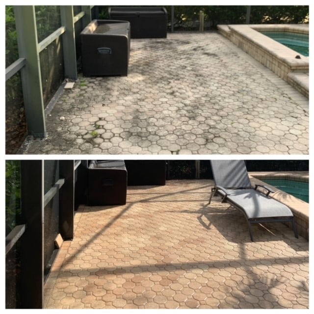 Pool Deck Pressure Wash