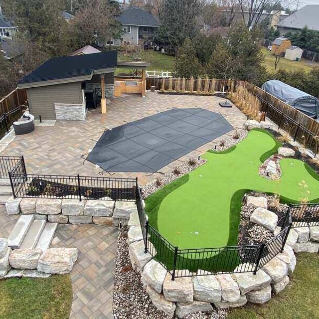 Pool and Hardscape Install