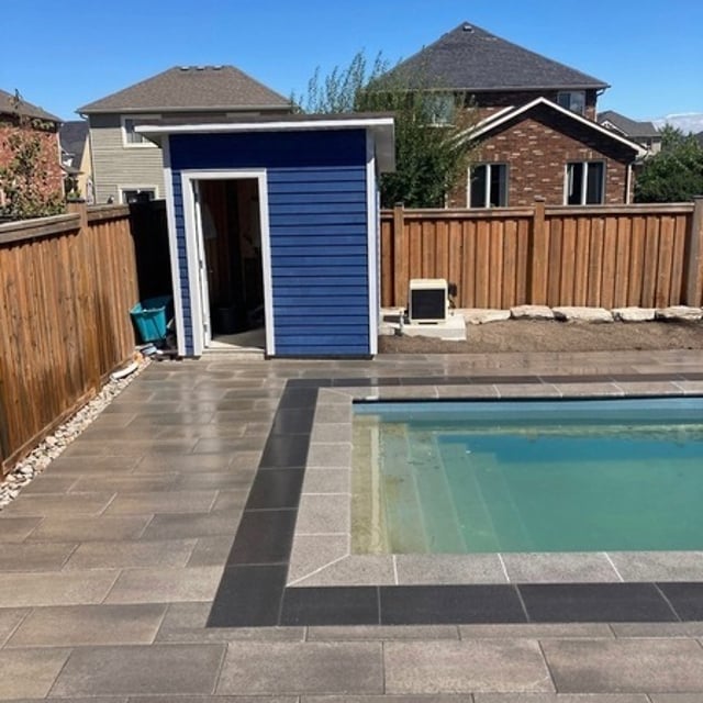 Pool and Hardscape Install