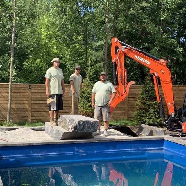 Pool and Hardscape Install