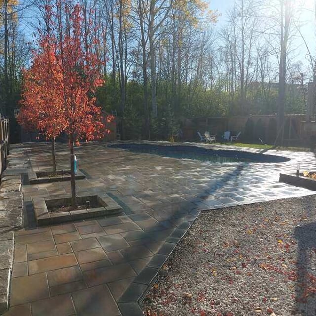 Pool and Hardscape Install