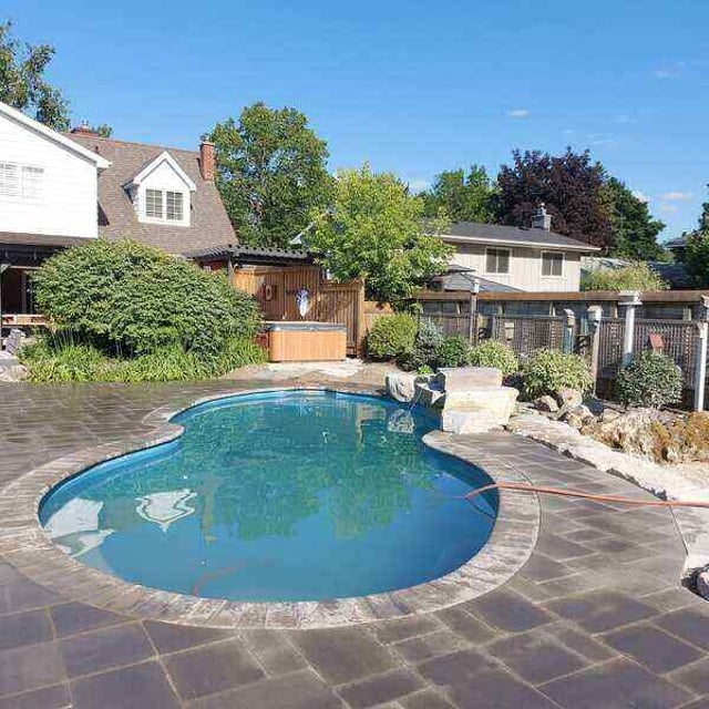 Pool and Hardscape Install