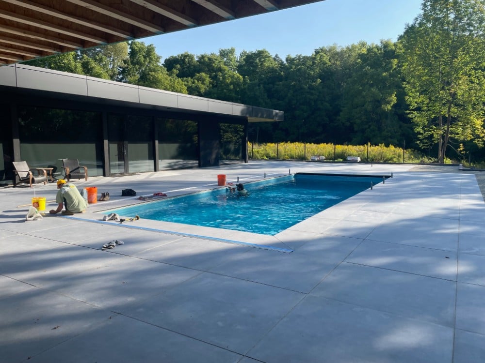 Pool and Porcelain Install