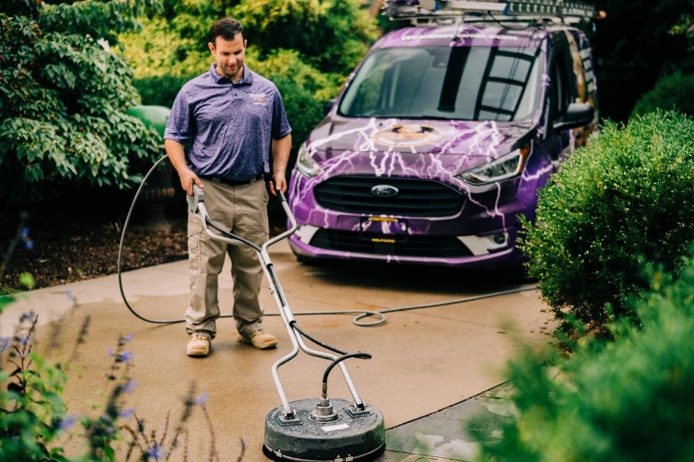 Concrete Pressure Washing