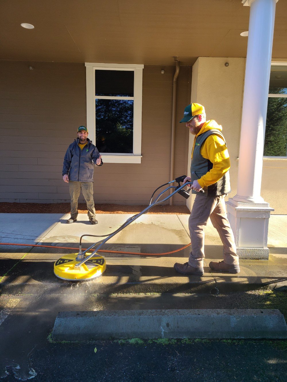 Pressure washing services