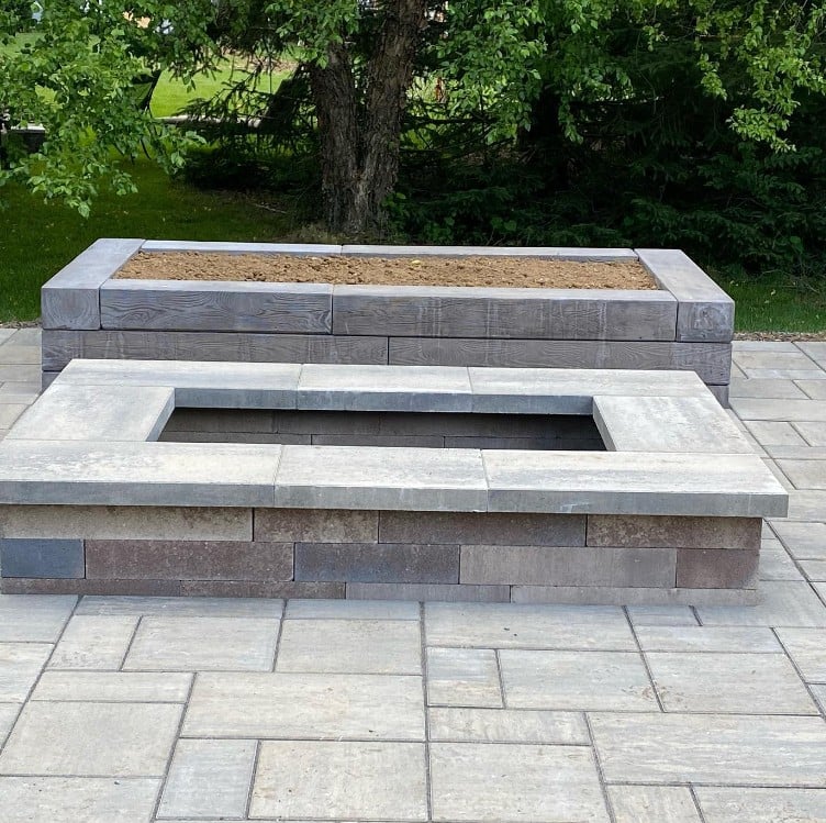 Raised Beds and Firepit