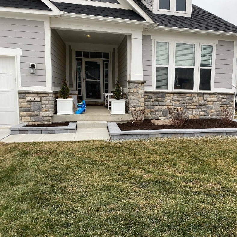 Raised beds by The Grounds Guys of Carmel, IN