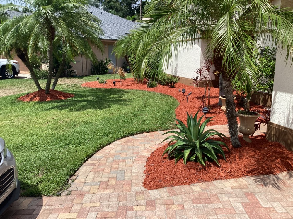 Landscape refresh in Tarpon Springs