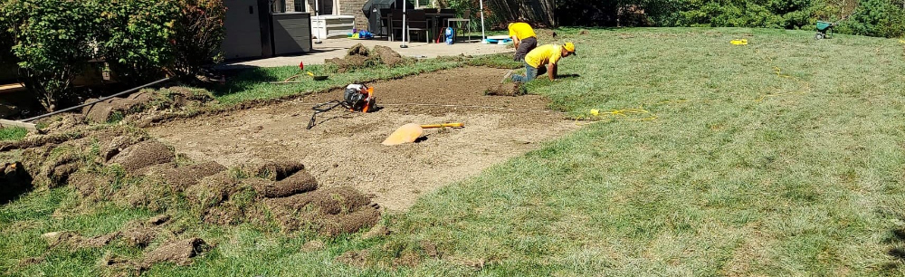 Sod installation in South Hills Pittsburgh