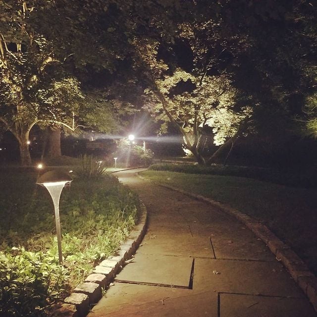 The Grounds Guys of Armonk and Greenwich outdoor lighting