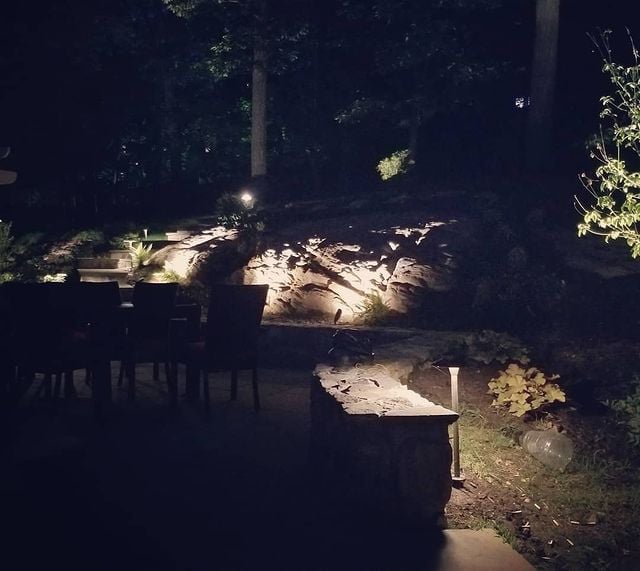 The Grounds Guys of Armonk and Greenwich outdoor lighting