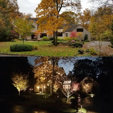 The Grounds Guys of Armonk and Greenwich outdoor lighting