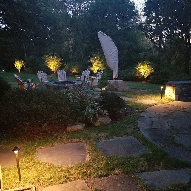 The Grounds Guys of Armonk and Greenwich outdoor lighting