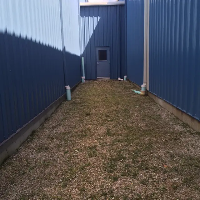 cleaned up corridor on commercial property