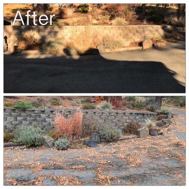 The Grounds Guys of Spokane fall cleanup