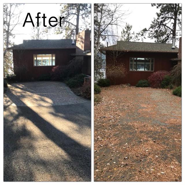 The Grounds Guys of Spokane fall cleanup