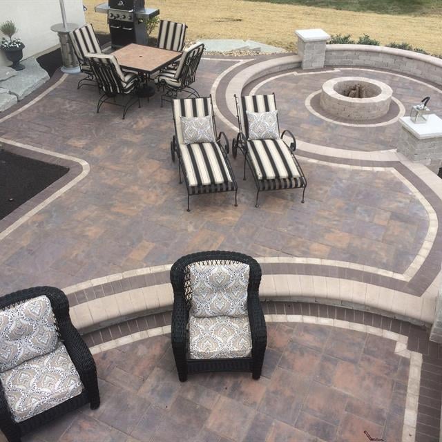 Top View of patio Flooring