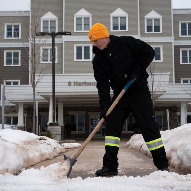 We do Snow Shovelling