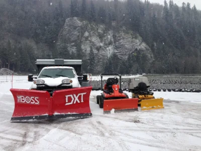 We use a variety of Snow Plows