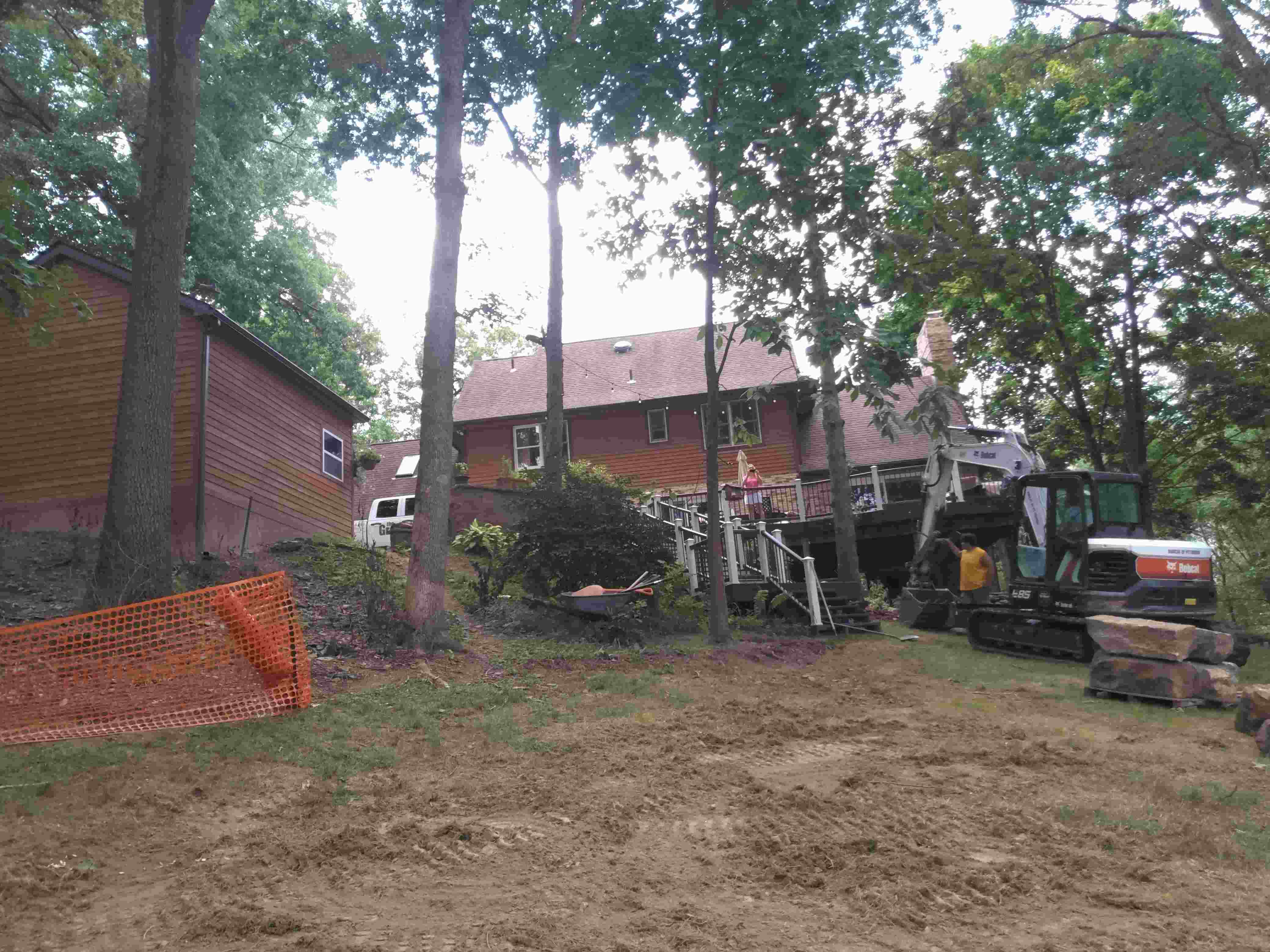 before photo with equipment 