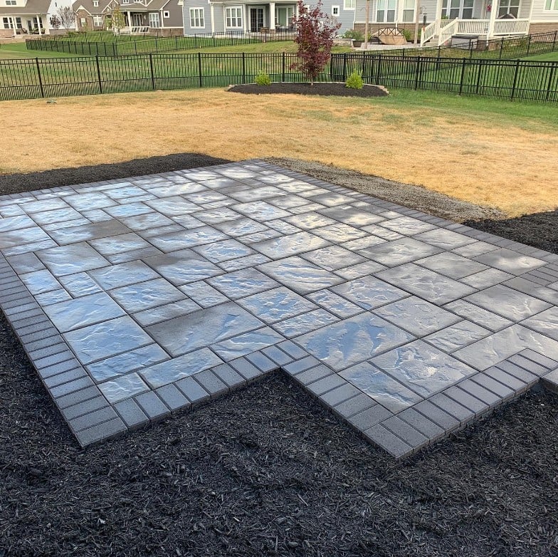 patio pavers by The Grounds Guys of Carmel, IN