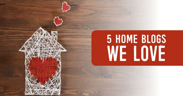 An image showing 5 home blogs we love.