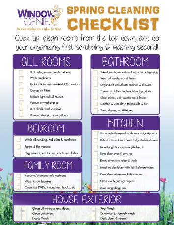 spring cleaning checklist