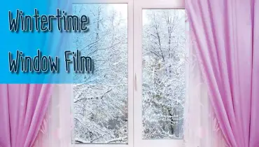 Wintertime Window film.