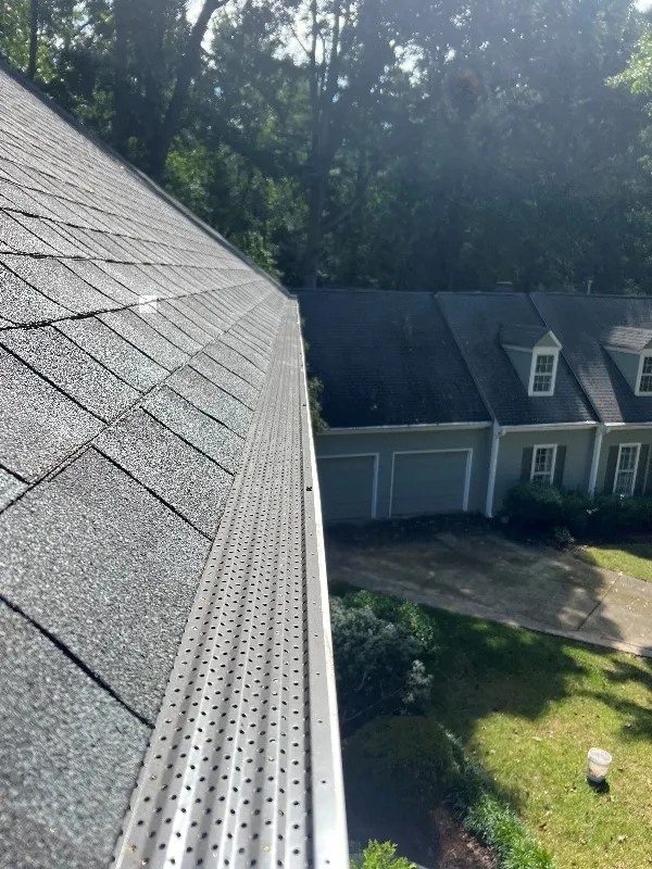 Bulldog Gutter Guard Installed on Home.