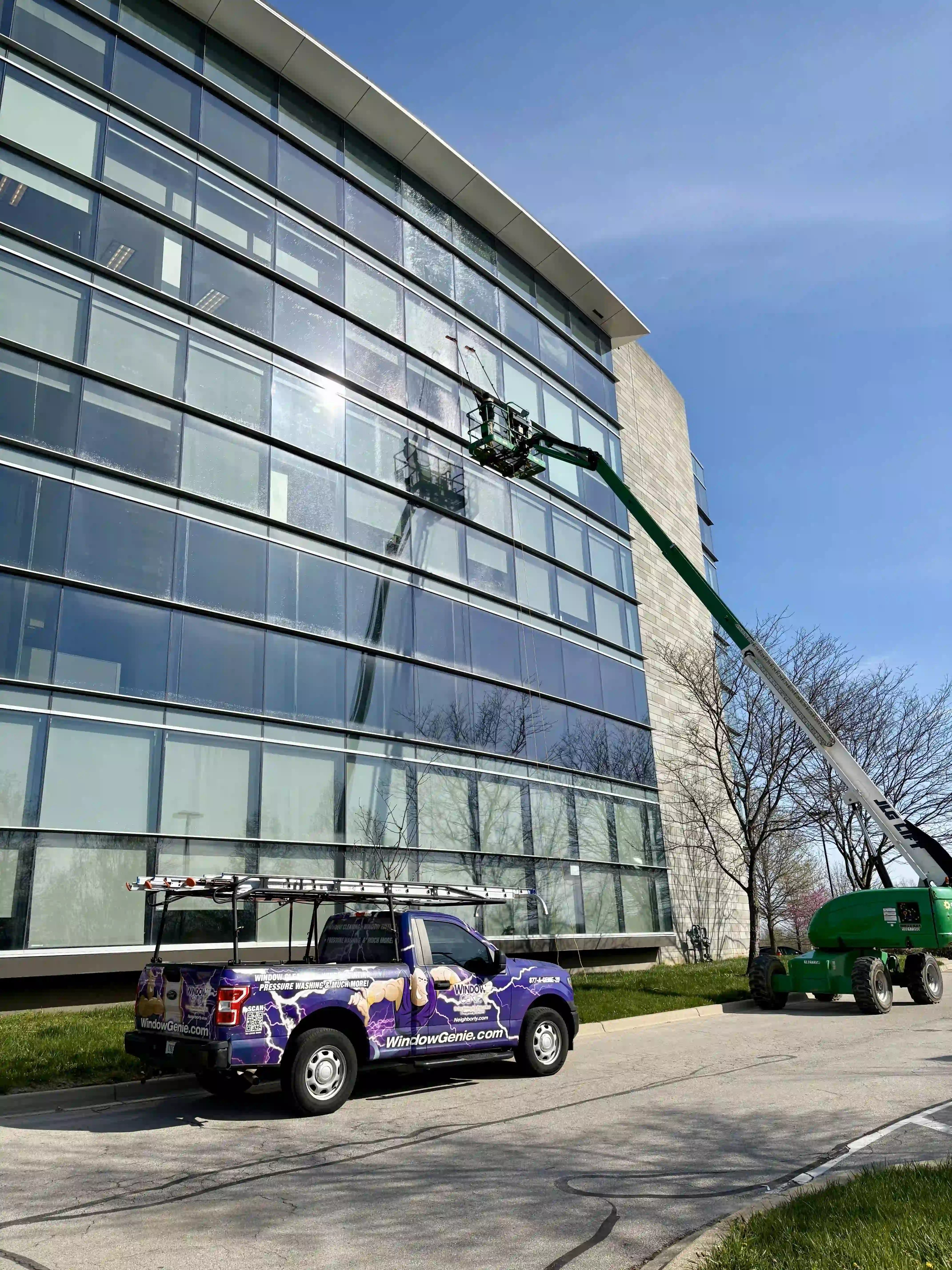 Large Commercial Building Cleaning in Matthews.
