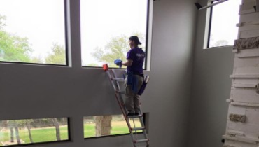 Freshly Cleaned Residential Windows in Ballantyne.